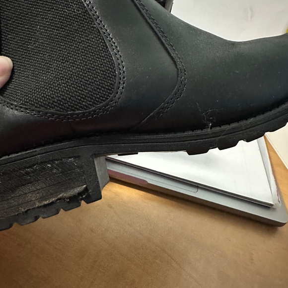 UGG Black Leather Booties – Size 8 - Picture 10 of 10